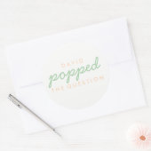 Popcorn Welcome Bag Sticker (Envelop)