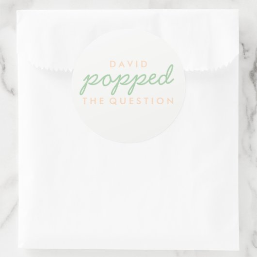 Popcorn Welcome Bag Sticker (Tas)