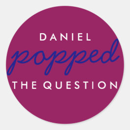 Popcorn Welcome Bag Sticker