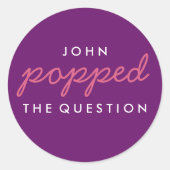 Popcorn Welcome Bag Sticker (Voorkant)