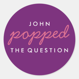 Popcorn Welcome Bag Sticker