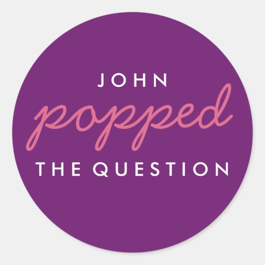 Popcorn Welcome Bag Sticker (Voorkant)