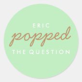 Popcorn Welcome Bag Sticker (Voorkant)