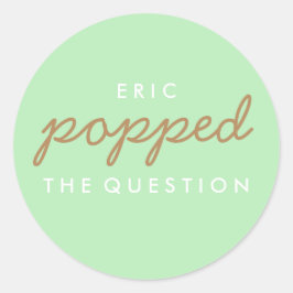 Popcorn Welcome Bag Sticker