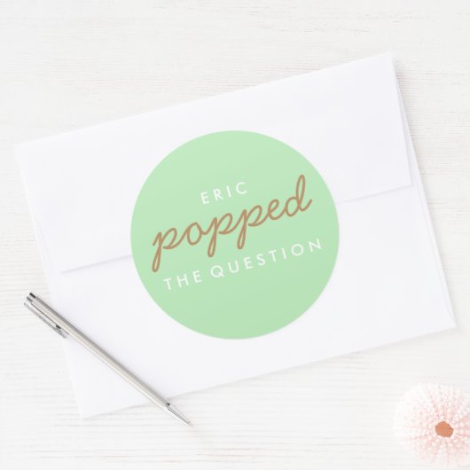 Popcorn Welcome Bag Sticker (Envelop)