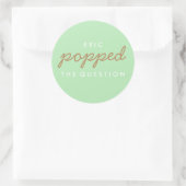 Popcorn Welcome Bag Sticker (Tas)