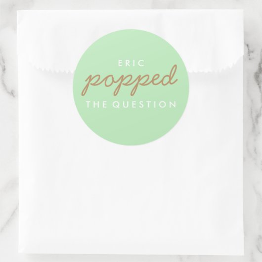 Popcorn Welcome Bag Sticker (Tas)