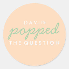 Popcorn Welcome Bag Sticker