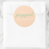 Popcorn Welcome Bag Sticker (Tas)