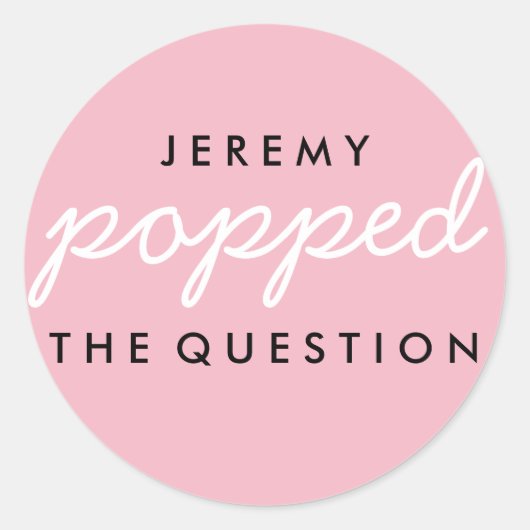 Popcorn Welcome Bag Sticker (Voorkant)