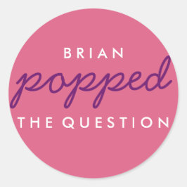 Popcorn Welcome Bag Sticker