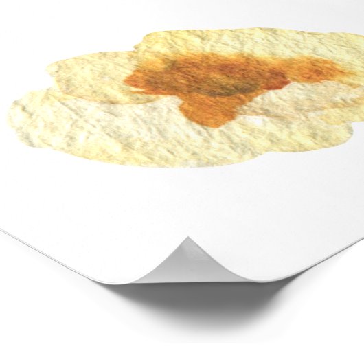 Popcorn Welkom baby shower feest foam board Poster (Hoek)