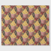 Popcorn Wrapping Paper Cadeaupapier (Vlak)