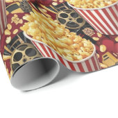 Popcorn Wrapping Paper Cadeaupapier (Rol Hoek)