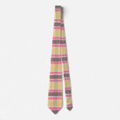 Popcorn Yellow Bubblegum Roze koffie bruin Stropdas (Voorkant)