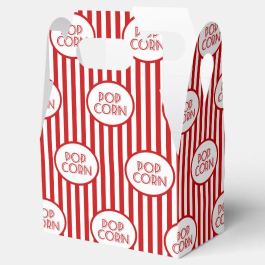 Popcornflafeb voor woordfeest bedankdoosjes (Geopend)