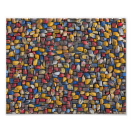 Popcornkunst Foto Afdruk