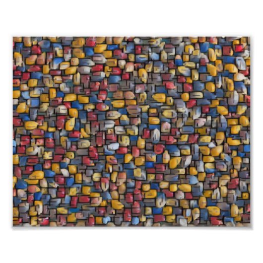 Popcornkunst Foto Afdruk (Voorkant)