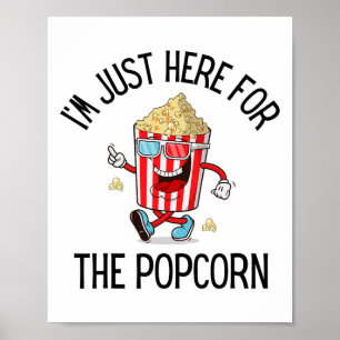 Popcornliefhebber Camping Trip Zoete Popcorn Film Poster