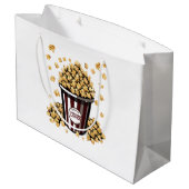 Popcornliefhebber Groot Cadeauzakje (Achterkant Gekanteld)