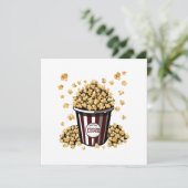Popcornliefhebber Kaart (Staand voorkant)
