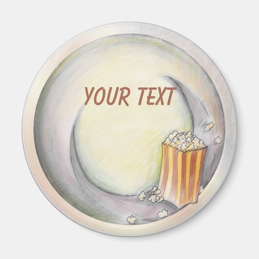 Popcornmagneten Magneet (Voorkant)