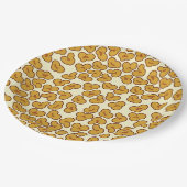 popcornpatroon papieren bordje (Gekanteld)