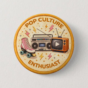 Popcultuur Ronde Button 5,7 Cm