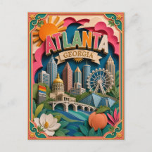 PopCut Staten Atlanta Georgia Papier Kunst