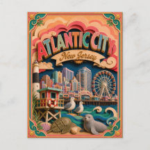 PopCut Staten Atlantic City New Jersey Papier Kuns