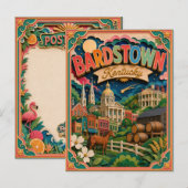 PopCut Staten Bardstown Kentucky Papieren Kunst Briefkaart (Voorkant / Achterkant)