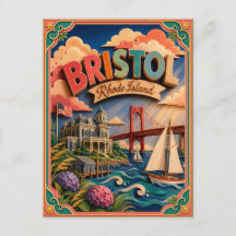 PopCut Staten Bristol Rhode Island Papieren Kunst