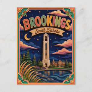 PopCut Staten Brookings South Dakota Papieren Kuns Briefkaart