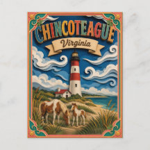 PopCut Staten Chincoteague Virginia Papieren Kunst