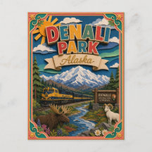 PopCut Staten Denali Park Alaska Papier Kunst