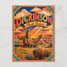 PopCut Staten Dickinson North Dakota Papieren Kuns