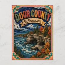 PopCut Staten Door County Wisconsin Papieren Kunst