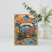 PopCut Staten Durango Colorado Papier Kunst Briefkaart (Staand voorkant)