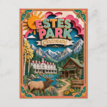 PopCut Staten Estes Park Colorado Papieren Kunst