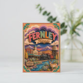 PopCut Staten Fernley Nevada Papier Kunst Briefkaart (Staand voorkant)
