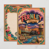PopCut Staten Fernley Nevada Papier Kunst Briefkaart (Voorkant / Achterkant)