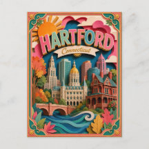 PopCut Staten Hartford Connecticut Papier Kunst