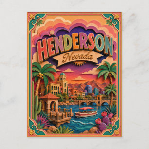 PopCut Staten Henderson Nevada Papier Kunst Briefkaart