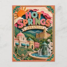 PopCut Staten Hot Springs Arkansas Papier Kunst