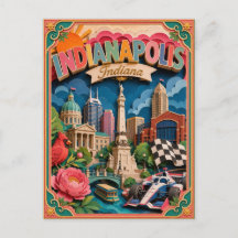 PopCut Staten Indianapolis Indiana Papieren Kunst