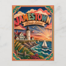 PopCut Staten Jamestown Rhode Island Papieren Kuns