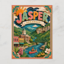 PopCut Staten Jasper Arkansas Papieren Kunst