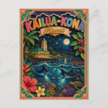 PopCut Staten Kailua-Kona Hawaii Papier Kunst