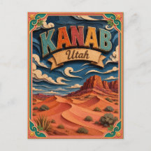 PopCut Staten Kanab Utah Papieren Kunst