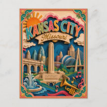 PopCut Staten Kansas City Missouri Papieren Kunst